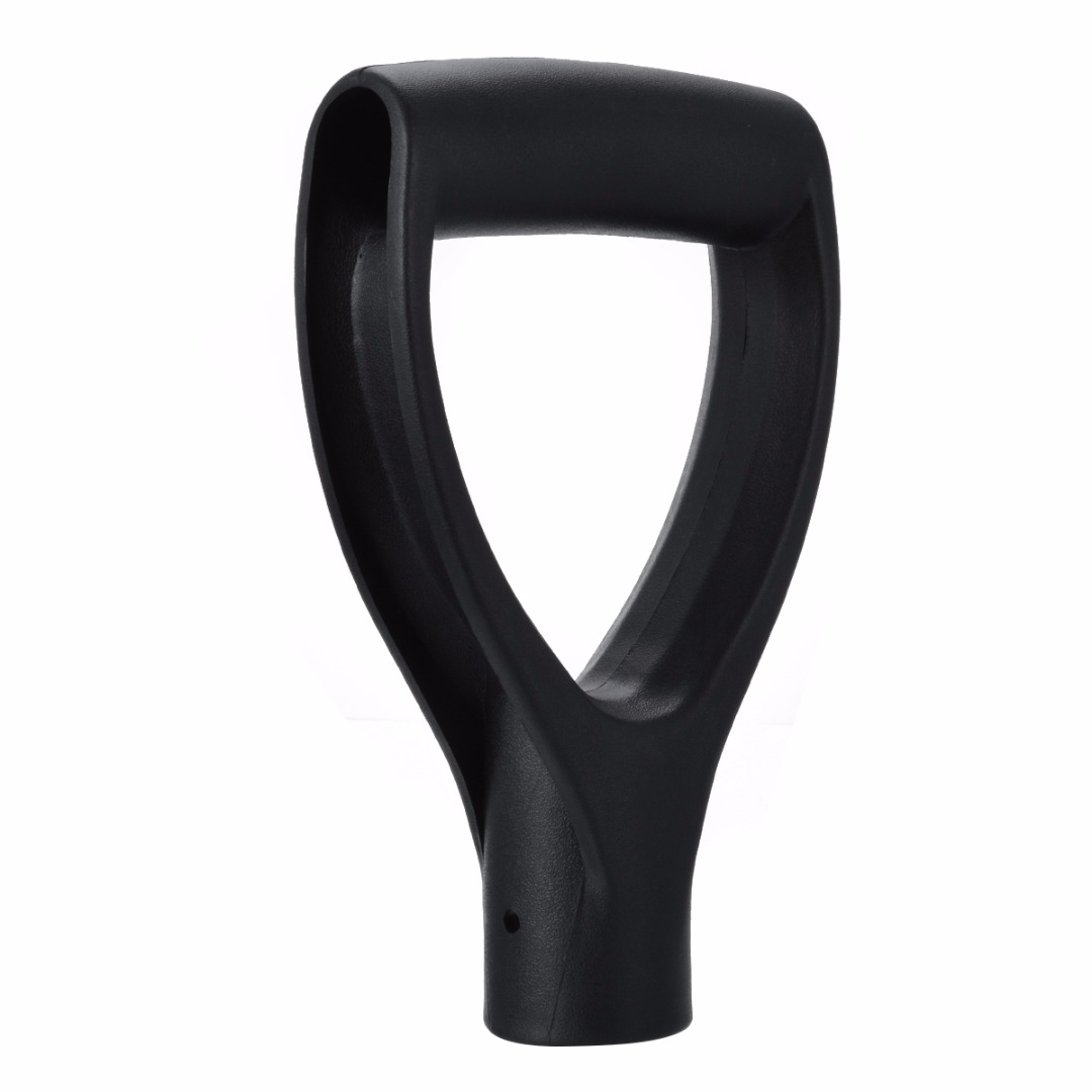 1pc plast scoop håndtag poly d greb håndtag græsplæne gård have snerydning spade gaffel skovl sort