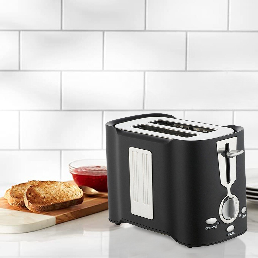 Automatic Electric Toaster 2 Slices Slot Toast Baking Modern Stylish Minimalist Breakfast Machine Compact Bread Toaster Toaster