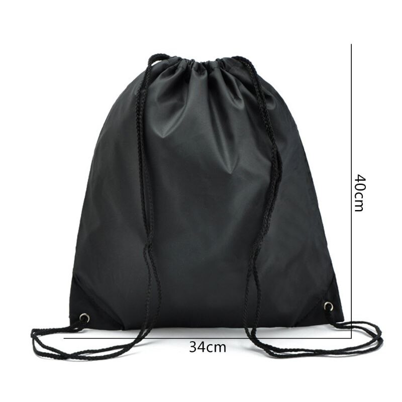 Nylon Kordelzug Tasche Strand Tasche Frauen Männer Reise Lagerung Paket Jugendliche Rucksack Femme 7 Farben