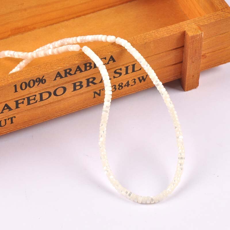 Cuentas planas redondas Multicolor para hacer pulseras, dijes para collar, accesorios de joyería, 36cm, trs0417: 6