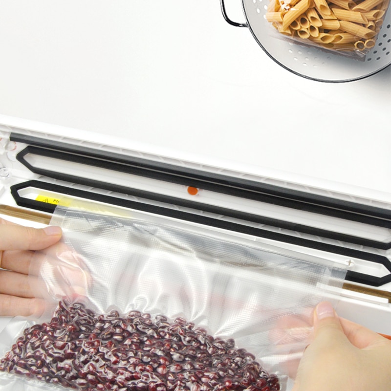 TINTON LEVEN 220 v/110 v Huishoudelijke Food Vacuum Sealer Verpakking Machine Film Sealer Vacuüm Verpakker Inclusief 15 stks tassen