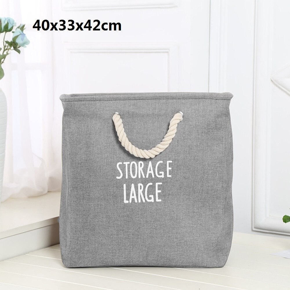 Cesto para ropa sucia plegable de goma EVA con asa, cubo cuadrado de almacenamiento para el hogar, textil, bolsa de almacenamiento de juguetes para mascotas, gran capacidad: B1 40x33x42cm