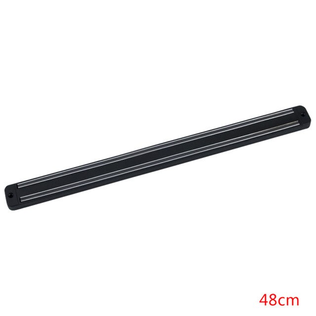 Magnetisk knivhållare kökskniv stå bar list vägg magnet block aluminium för knivar förvaring matlagningstillbehör: 48 x 5cm