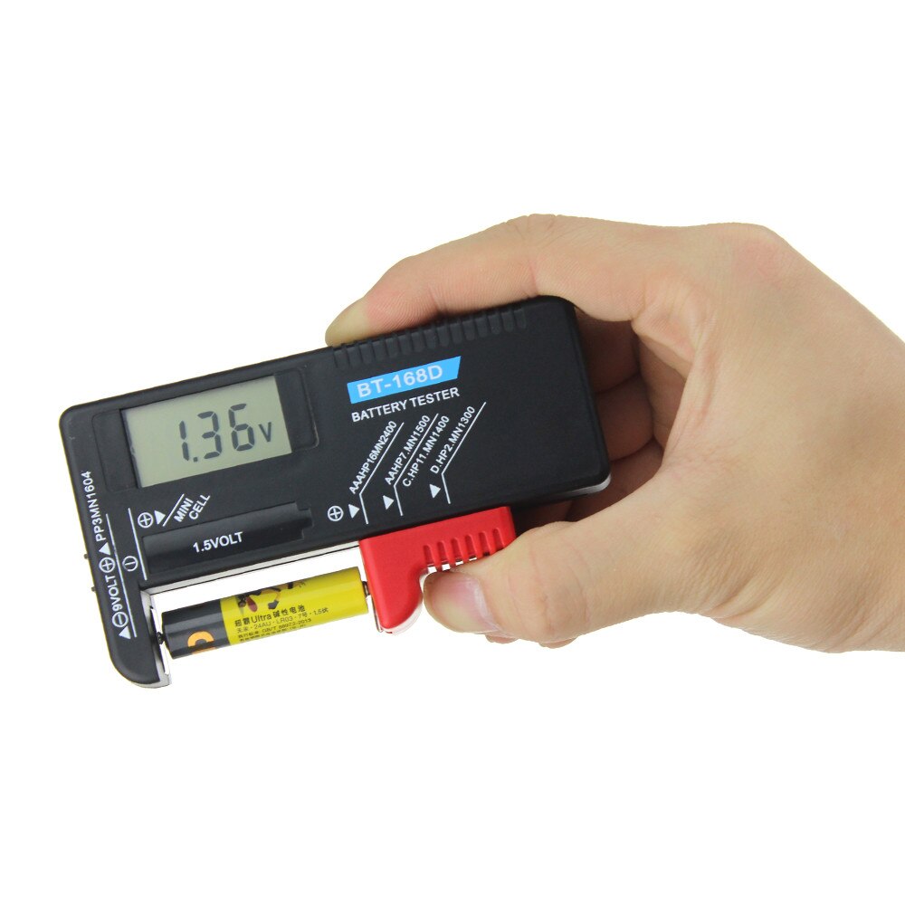 BT-168 Pro 168D Universele Batterij Tester Batterij Capaciteit Diagnostic Tools Voor Huishoudelijke Batterij Testen Levert