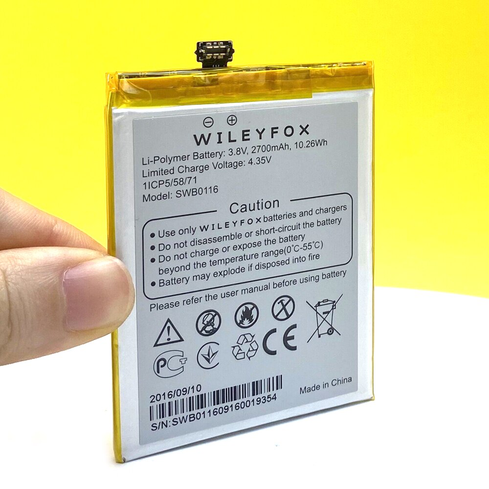 Original 2700mAh Battery For Wileyfox Swift 2 / 2 Plus SWB0116 Phone In Stock Battery