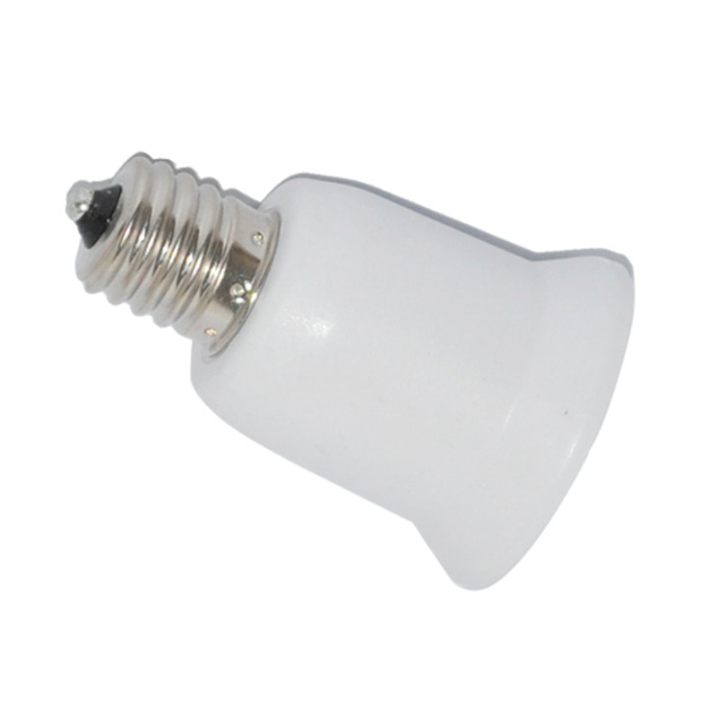 1pcs E17 Lamp Socket E17 to E27 Adapter Converter Holder Lamp Base Material Fireproof Bulbs Adapter For LED Light Bulbs Lighting