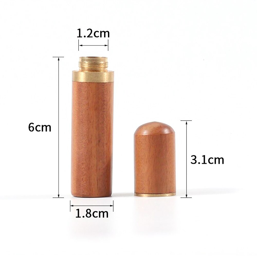 Diy caixa de recipiente de armazenamento de agulha de madeira barril agulhas garrafa de couro artesanato ferramenta titular recipiente de armazenamento de agulha