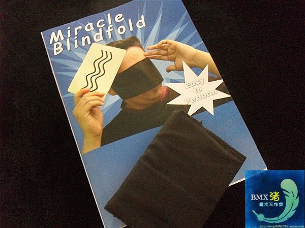 1Pcs Miracle Blinddoek See Through Blindfoldclose Up Straat Podium Props Goocheltrucs Mentalismo Juegos De Magia 83147