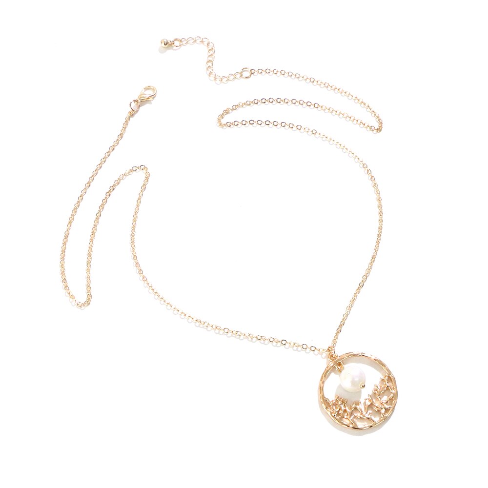 Say Hello Polynesian Hawaiian Samoa Marshall Style Glass Bead White Pearl Hollow Around Necklace Earrings Jewelry Set GJZ382W