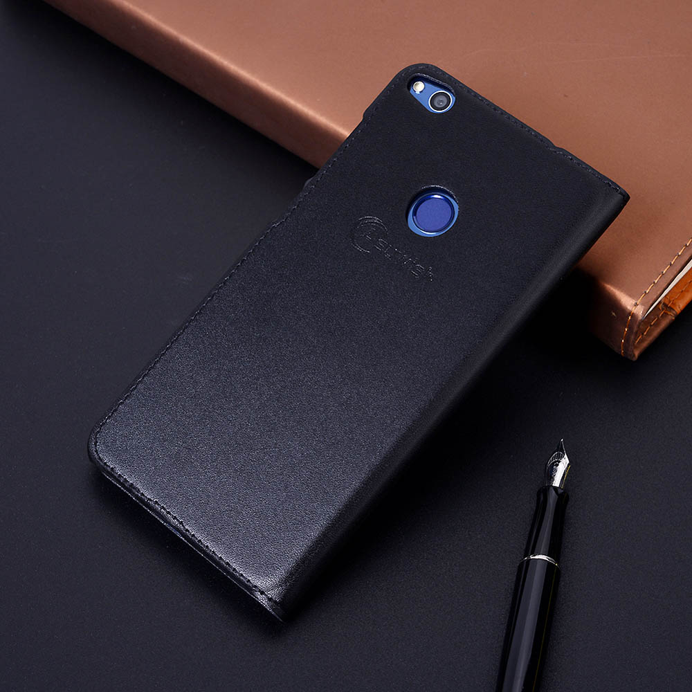 360 Flip Cover Leather Phone Case For Huawei P8 P9 Lite Honor 8 Lite P 9 Honor8 P8lite P9lite 8lite 9lite Clear View Window