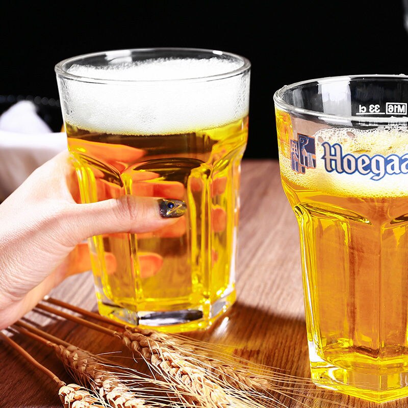4000ml grande calibro Fujia tazza di birra bianca belgio importato tazza di birra bianca hoegaarden tazza di birra artigianale in vetro creativo