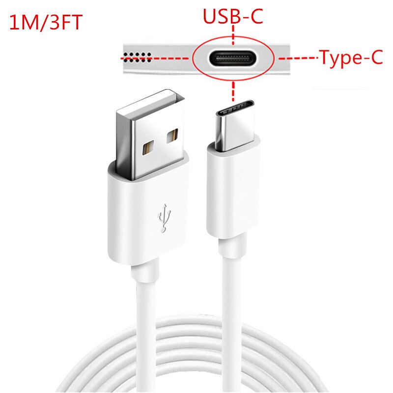 Voor Huawei P9 P20 P40 Lite P Smart Honor 7X 9A 9C 9 10i 20 30 Pro 5V 2A Muur Plug Charger Adapter & Type C Micro Usb-kabel: 1M Type C Cable