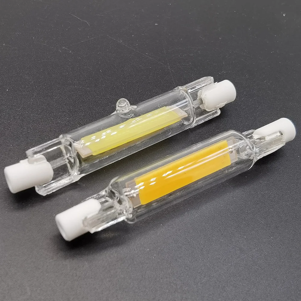 LED R7S 78mm 15W 20W R7S Hoge Krachtige Spotlight 118mm 30W 40W 110V 220V COB Lamp Glazen Buis Vervangen Halogeenlamp Licht