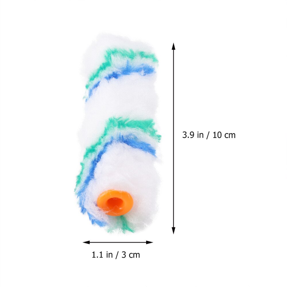 24pcs Paint Rollers Covers Mini Polyester Durable Reusable Paint Roller Cover Wall Painting Tools