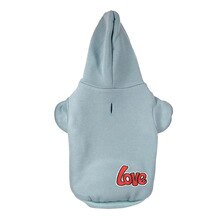 "Love" Embroidered pattern Pet Puppy Dog Clothes Hoodies Jumpers Tracksuits for Small Medium Dogs