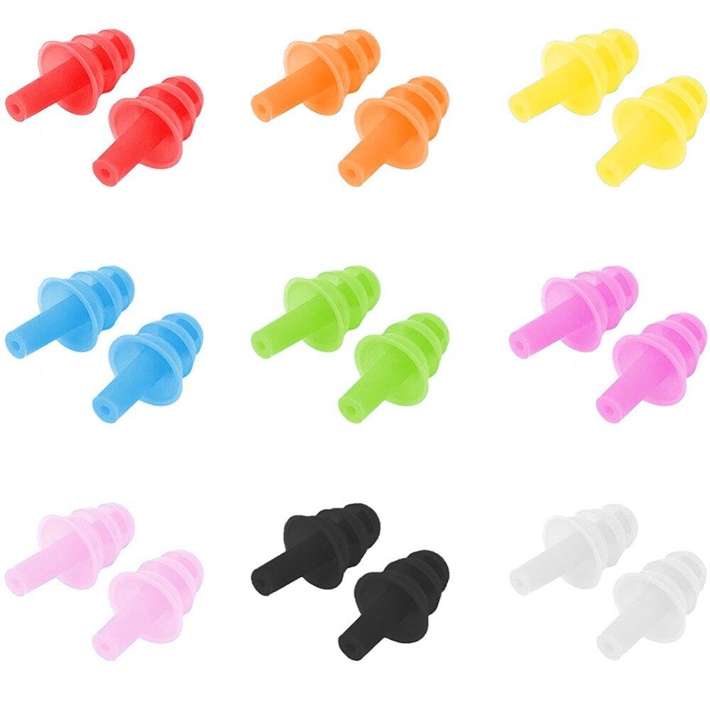 2Pairs Soft Foam Oordoppen Geluidsisolatie Gehoorbescherming Oordopjes Anti-geluid Slapen Stekkers Reizen Foam Soft Noise reductie