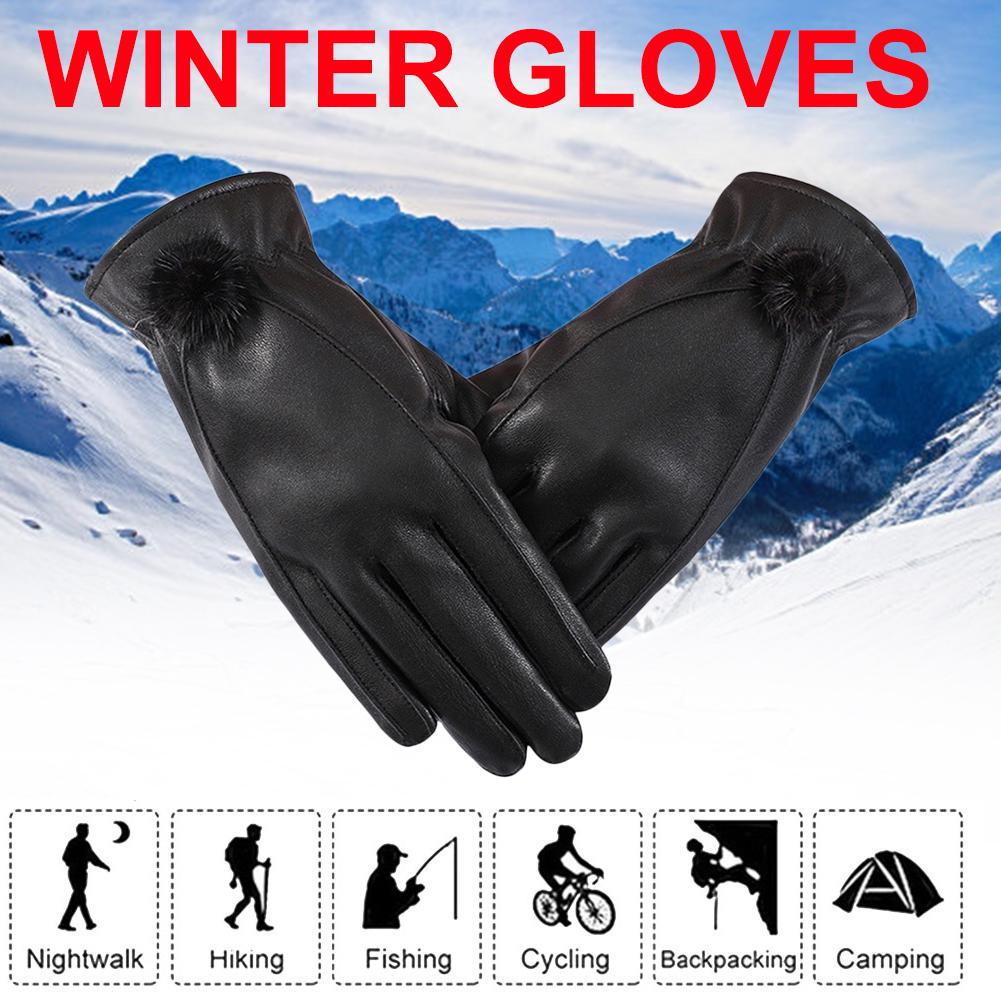 Winter Motorrijden Handschoenen Outdoor Sport Lederen Wanten Touchscreen Winddicht En waterafstotend Warme Handschoenen