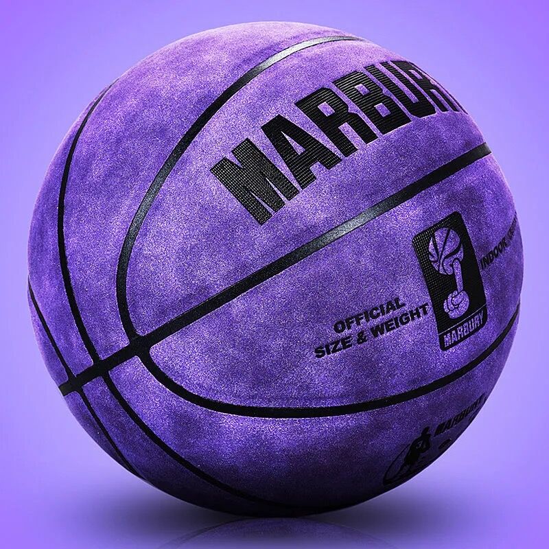 Størrelse 7 pu basketball bolde 4 farver konkurrence udendørs/indendørs herre træningskurv bold proofxyz: Lilla