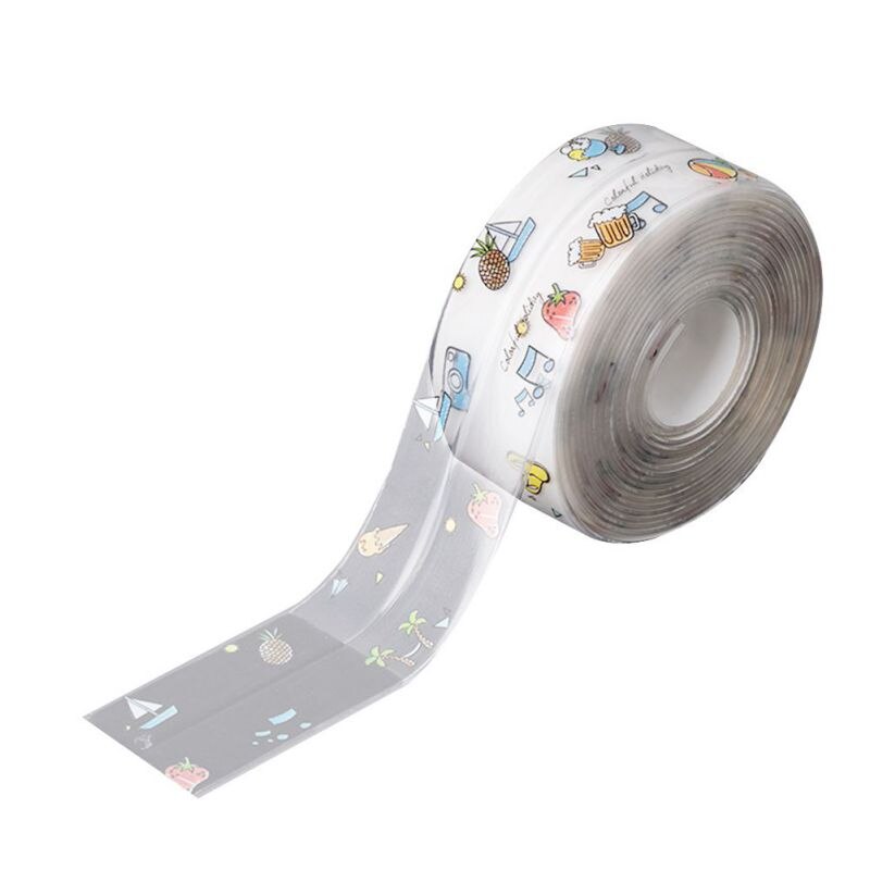 Kitchen Sink Waterproof Strip Caulk Strip Self-Adhesive Sealing Tape Toilet Bathroom Shower Bathtub Floor Wall Edge Protector: G
