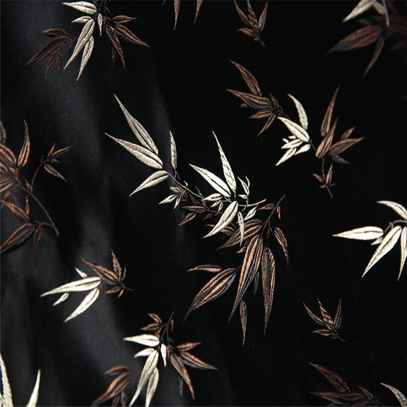 Silkebrokadestof fremstillet i kina silke jacquard stof til brug af sengetøj pudebetræk: 1