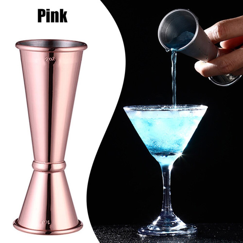 Stainless Steel Wine Measuring Cup Ounce Cup Double Head Cocktail Glass Double Cup Shaker Wine Pours Kitchen Gadgets Barware: copper