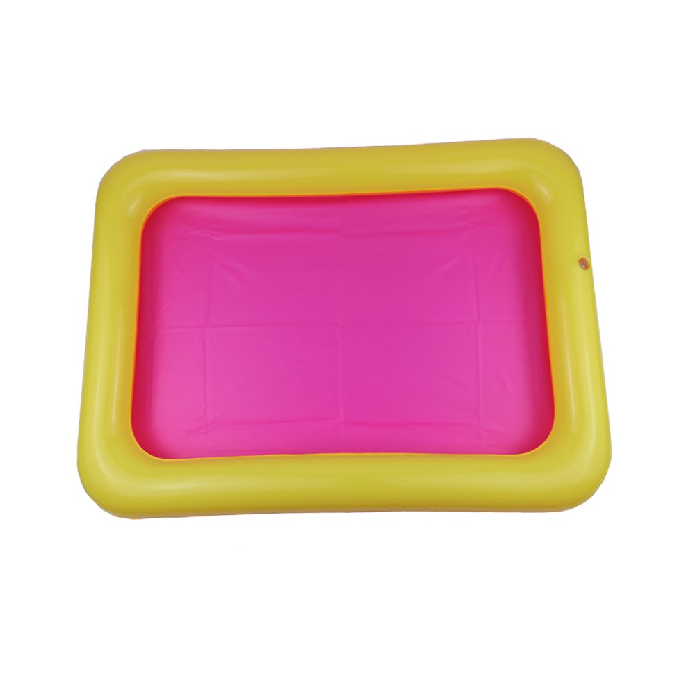 Pvc 60*45 cm Indoor Magie Spelen Zand Kinderen Speelgoed Mars Ruimte Opblaasbare Zand Lade Accessoires Plastic Mobiele Tafel