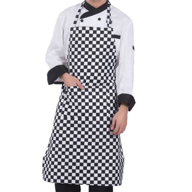 Adjustable Hang Neck Chef Kitchen Apron Restaurant Baking Cooking Bib Dress Household: 1