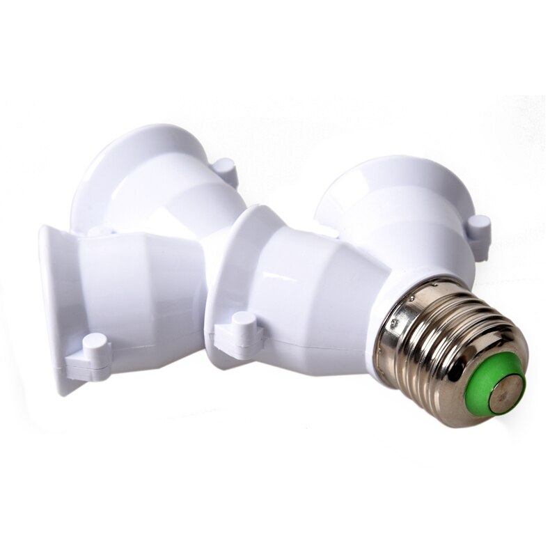 2x E27 Adapter E27 to Dual Vis Bayonet Converter