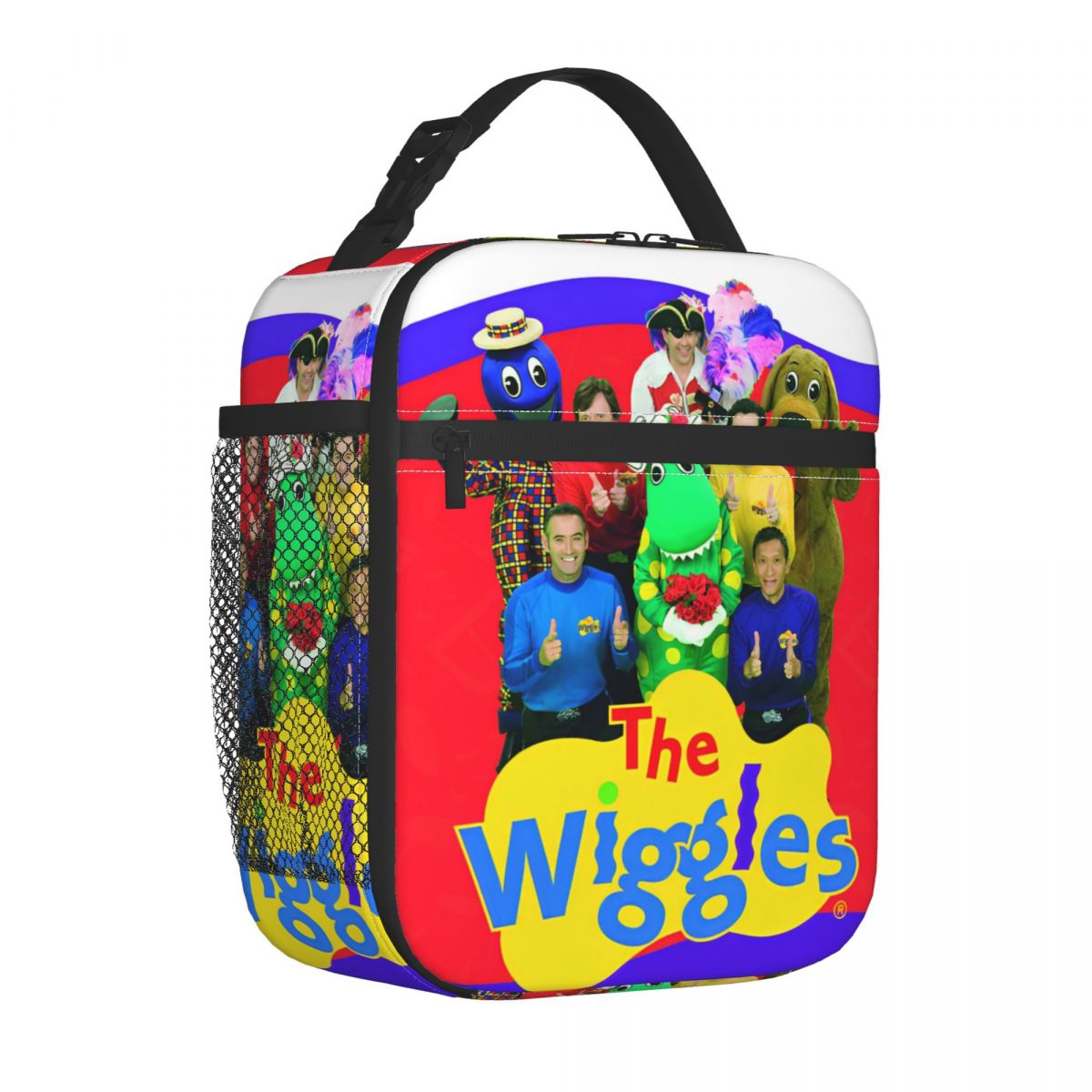 Wiggles program telewizyjny zespół muzyczny izolowana torba na drugie śniadanie do szkolnego biura pojemnik na żywność lodówka wielokrotnego użytku termiczne pudełka na drugie śniadanie