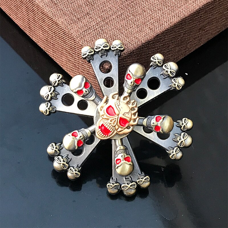 Zinc Alloy Metal EDC Fidget Spinner Double Layer Hand Spinner Anxiety Stress Relief Finger Toys Tin Box Package for Boys: 25