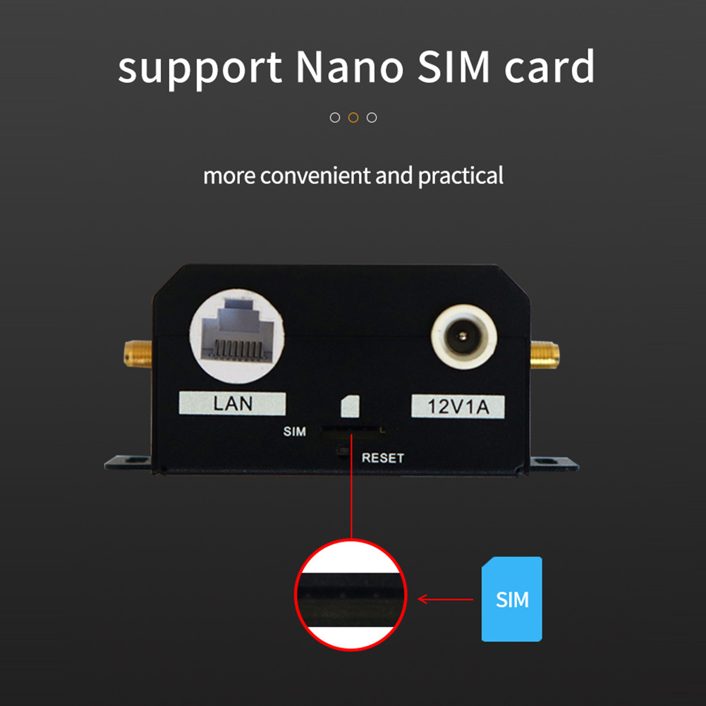 H927 4G LTE Router Industrial Grade 4G LTE SIM Card Router with External Antenna Support 16 WiFi Users for Outdoor