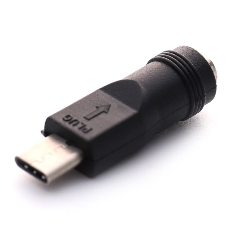 1Pc DC Power Adapter Connector Type-C USB Male To 5.5x2.1mm Female Jack Converter For Laptop Notebook PC Computer Phone Adapters