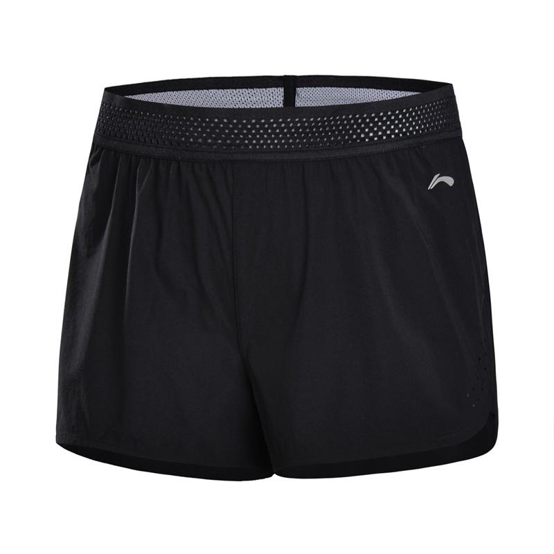 Li-Ning Women Running Shorts Regular Fit Comfort LiNing Breathable Sports Shorts AKSN012 CJFM18: AKSN012 3H / M