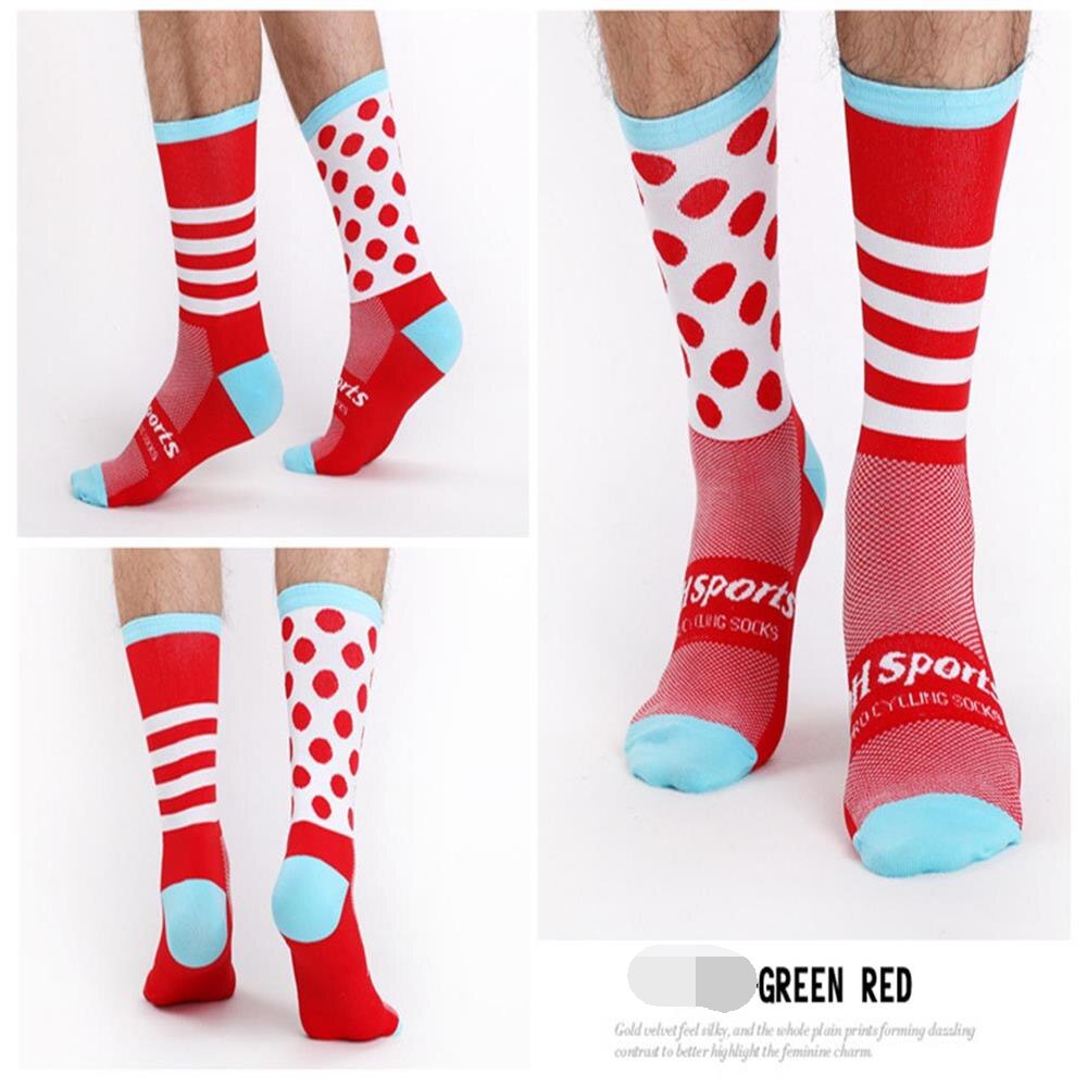 Ice cloth women road bike socks high elastic gel cycling socks girl sports non-slip DH-G02: red / M