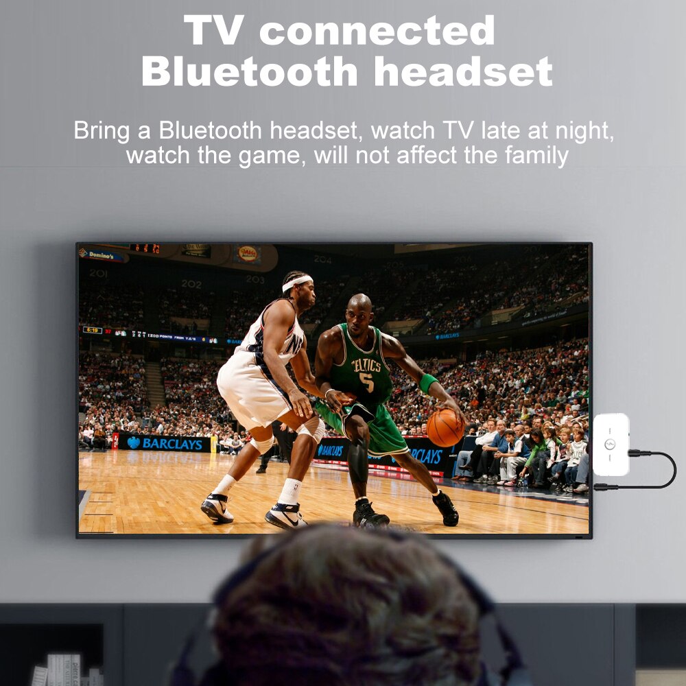 Hifi 2 in 1 Bluetooth 5.0 Audio Transmitter Receiver Wireless A2DP Bluetooth Audio Adapter Portable Audio Player Aux 3.5mm