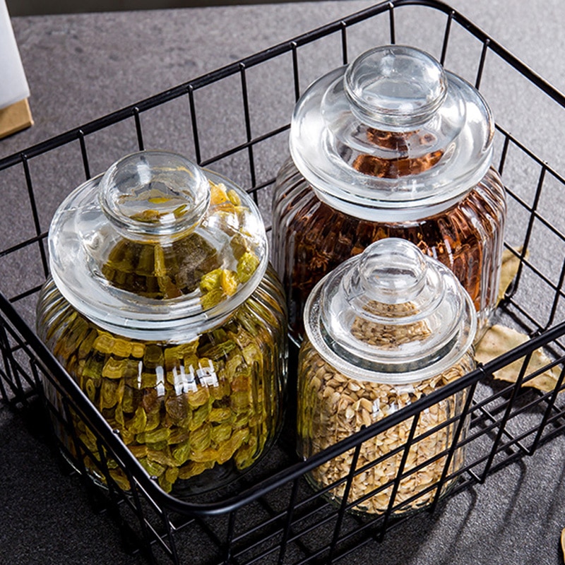 Honungsglas flaska fruktsås flaska spannmålsenzym flaska pickle pickle burk förvaringsburk glasburk hemliga stash glasburkar