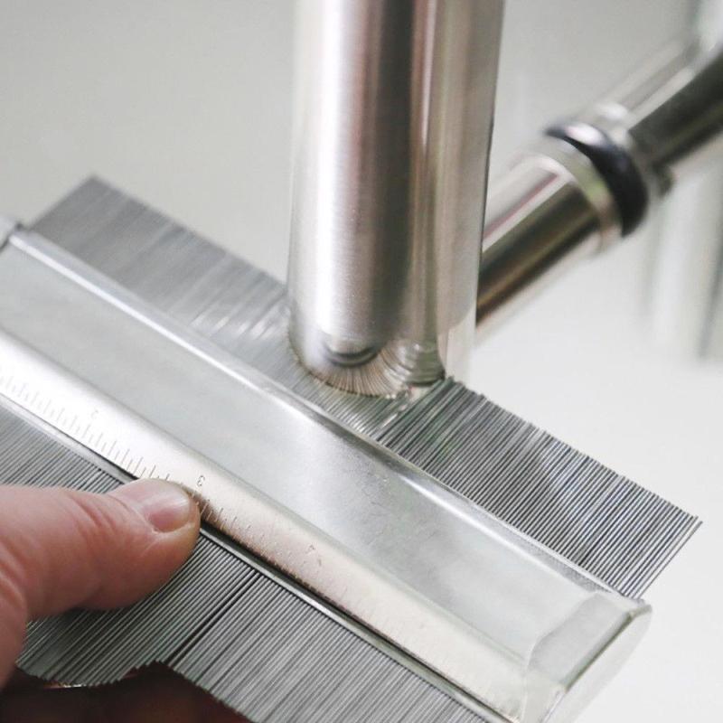 Stainless Steel Metal Profile Contour Gauge Template Tiling Skirting Laminate Profile Wood Ruler General Measuring Tools