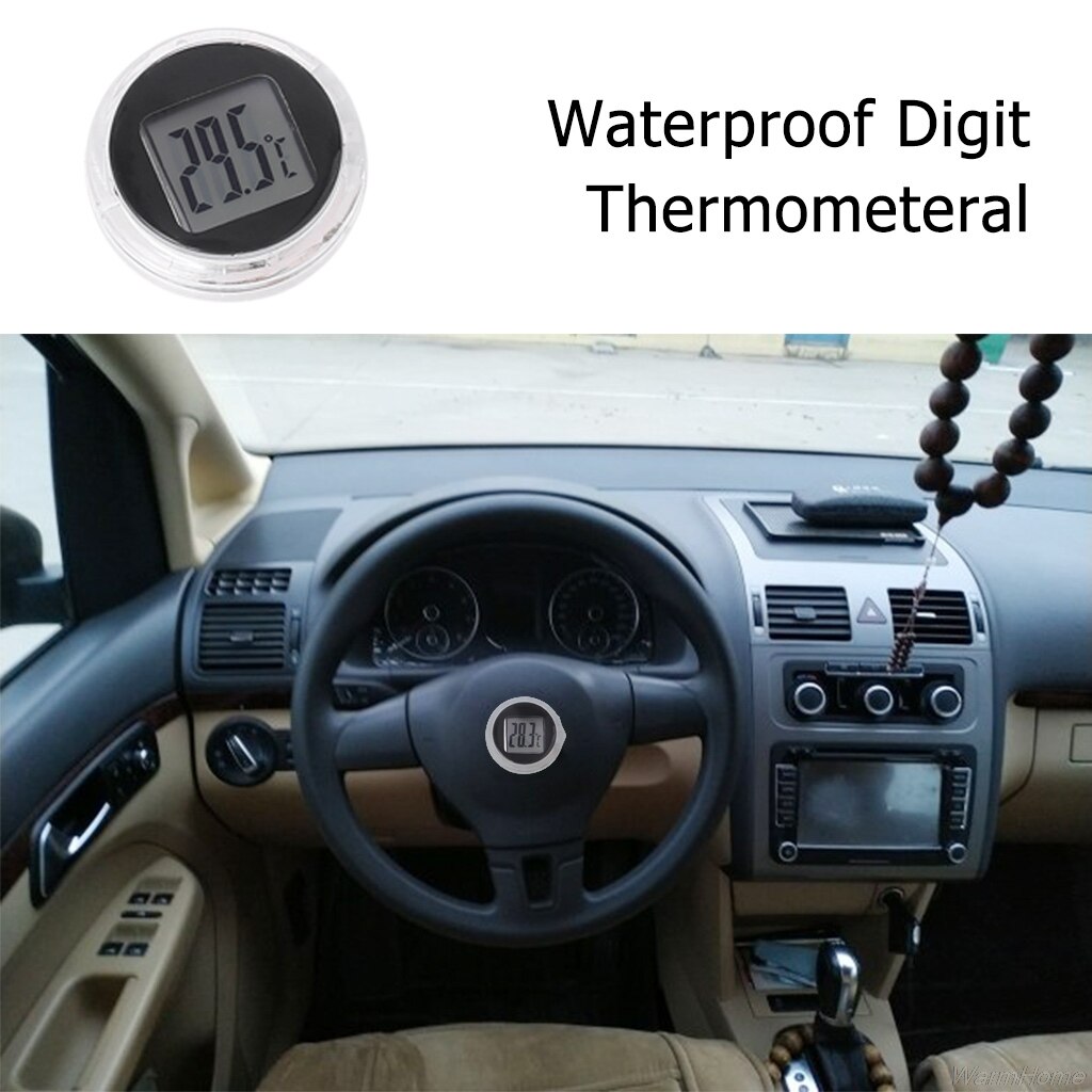 Digital Thermometer Motorrad Innen Uhren Instrument Zubehör Wasserdichte dauerhaft Temeperature Meter