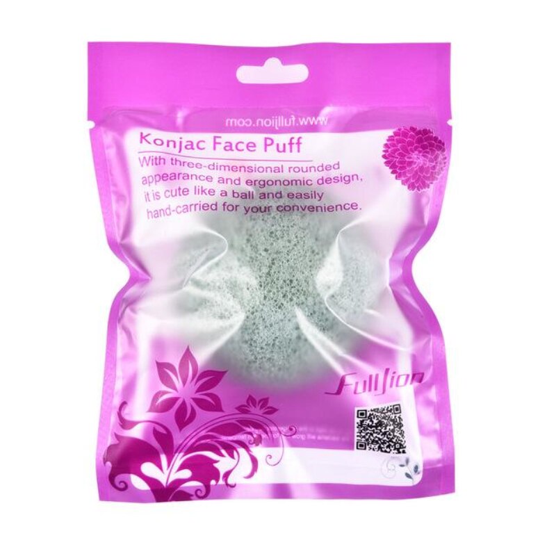 6 couleurs naturel Konjac forme ronde éponge doux cosmétique bouffée éponge faciale visage nettoyer outil de lavage soins du visage maquillage outils: 04