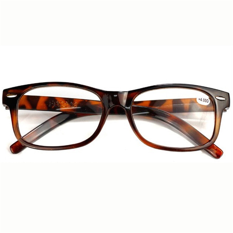 Las mujeres leopardo Anti gafas de lectura para vista cansada la presbicia 1,0 a 4,0 dioptrías Ultra claro R045