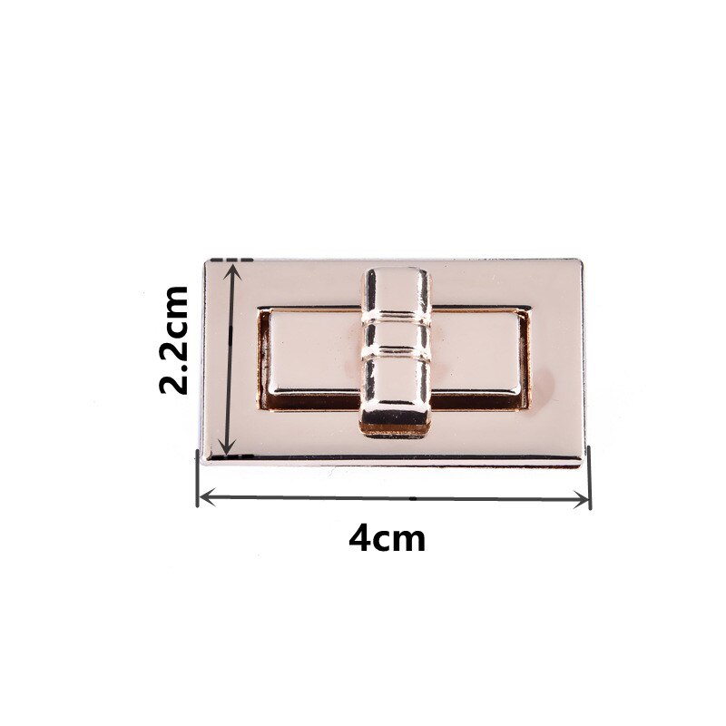 8 Styles Hardware Bag Lock Catch Handbag Snap Clasps Turn Twist Lock for Shoulder Bag Metal Buckle DIY Closure Locks Accessories: 5