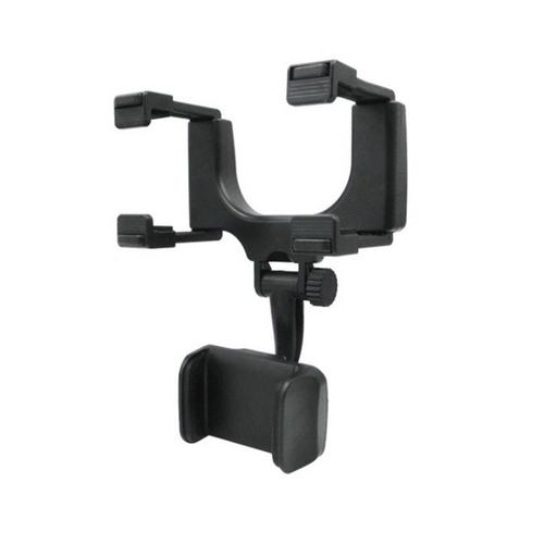 Car Phone Holder 360 Degree Mobile Phone Stands Rearview Mirror Sun Visor In Car GPS Navigation Bracket Retractable Stand: C