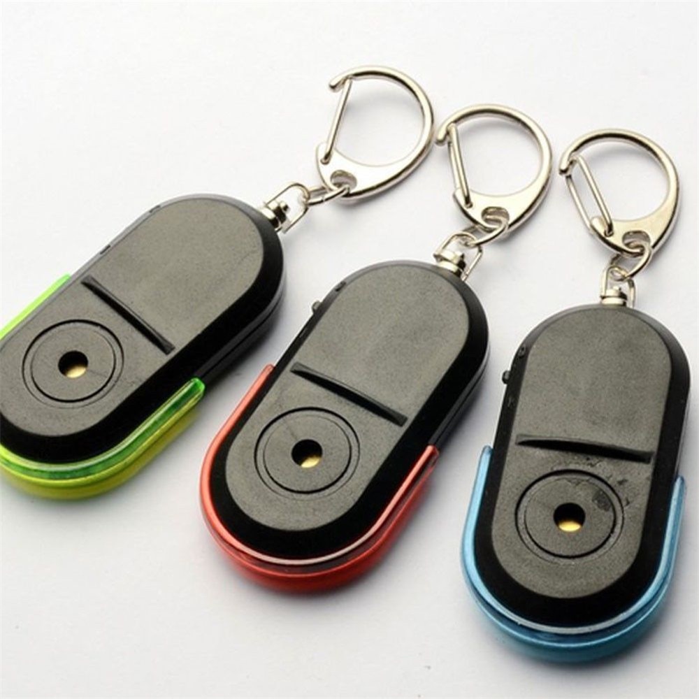 1 stücke LED Pfeife Auto Schlüssel Finder Sucher Lokalisierer Finden Sie Verlorene Schlüssel Schlüsselring Coole Spielereien Spezielle Schlüssel Hängende für freunde Familie