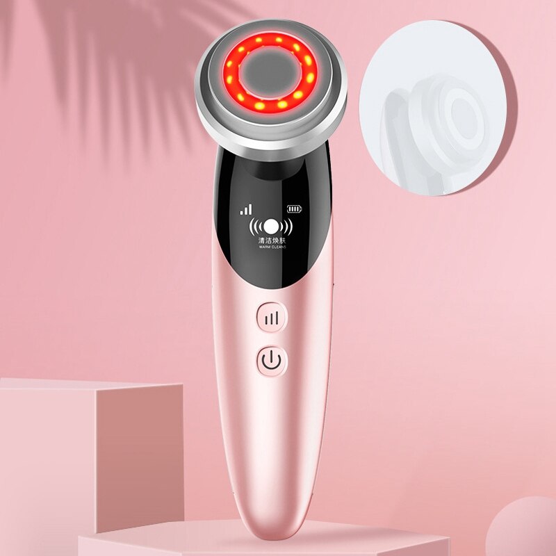 Ultrasonic EMS Tight V Face Shaping Clean Beauty Machine Facial Wrinkle Removal Home Essence Import Multi-Function Beauty Care
