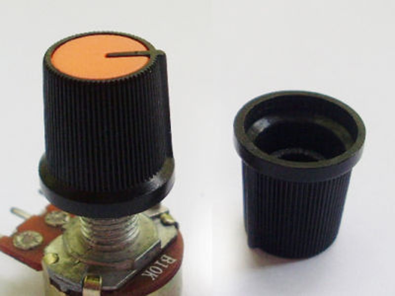 1Pc Plastic Geel Tall Dome Circulaire Knop Voor Potten Gebruik