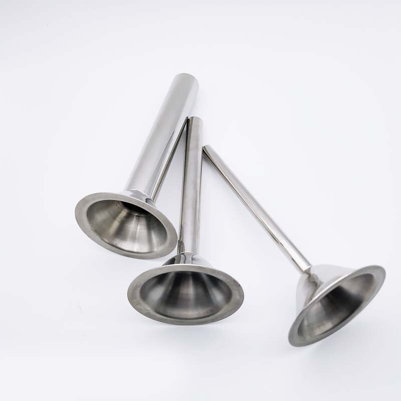 8.9/7.5/5.7/3,8 cm Basis Lebensmittel Klasse Fleischwolf Handgemachte Wurst Füllung Rohr Wurst Hersteller Füller Rohre 3 Teile/satz