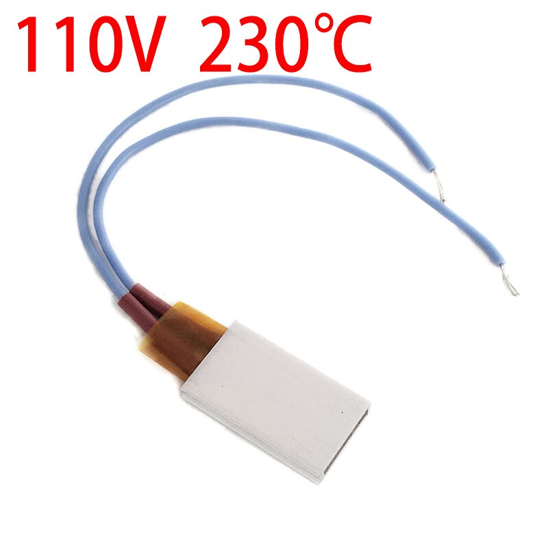 35*21mm PTC Heizung Element 12-220V Konstante Temperatur Thermistor Luft Heizung Sensor Aluminium Ich bin Freien Heizung komponenten: 110V 230C