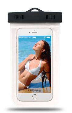 Waterdichte duiktas voor xiaomi  mi 5 6 7 8 9 10 a1 a2 a3 lite redmi 4a 5a 6a 7a 8a note 4 5 6 7 8 9 pro onderwatertas: Wit