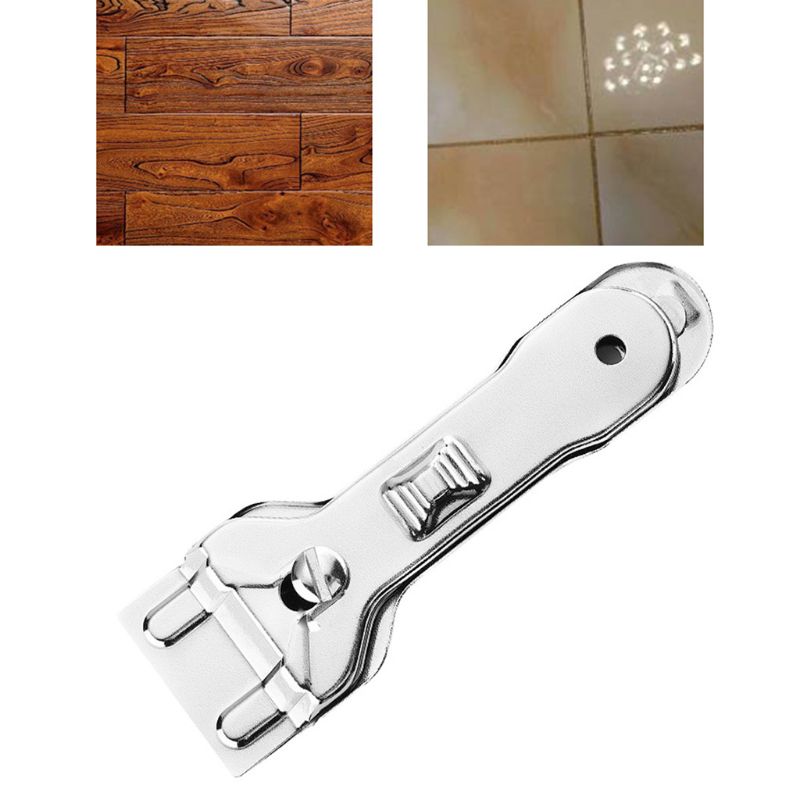 Glass Non-scratch Hob Scraper Multifunction Suitable for Induction Ceramic and Halogen Hobs Removes Residues Tool