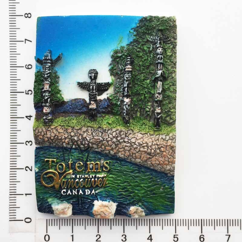 3D Resin Fridge Magnets North USA Canada Tourism Souvenir Collection Magnetic Refrigerator Sticker Home Decoration Ideas: 3